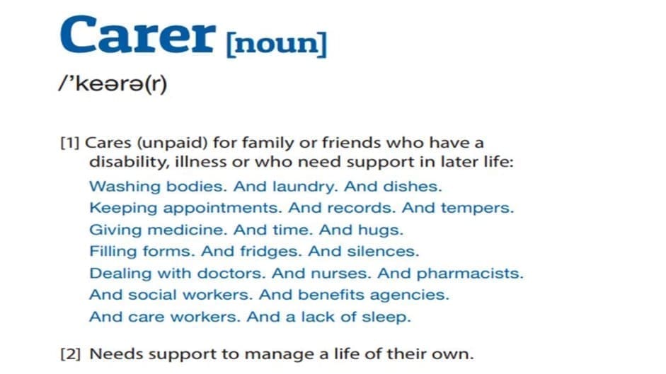 Definition of a Carer