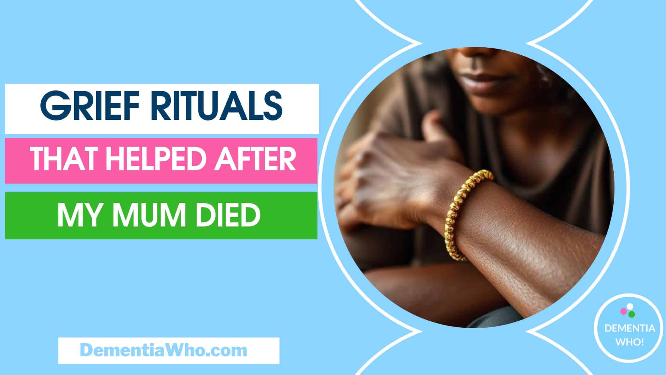 Grief Rituals -a grieving individual sitting pensively in a softly lit space. Their expression suggests reflection and sorrow, evoking the intimate and personal nature of small grief rituals. The background is simple and calming, emphasizing the emotional depth of the moment.