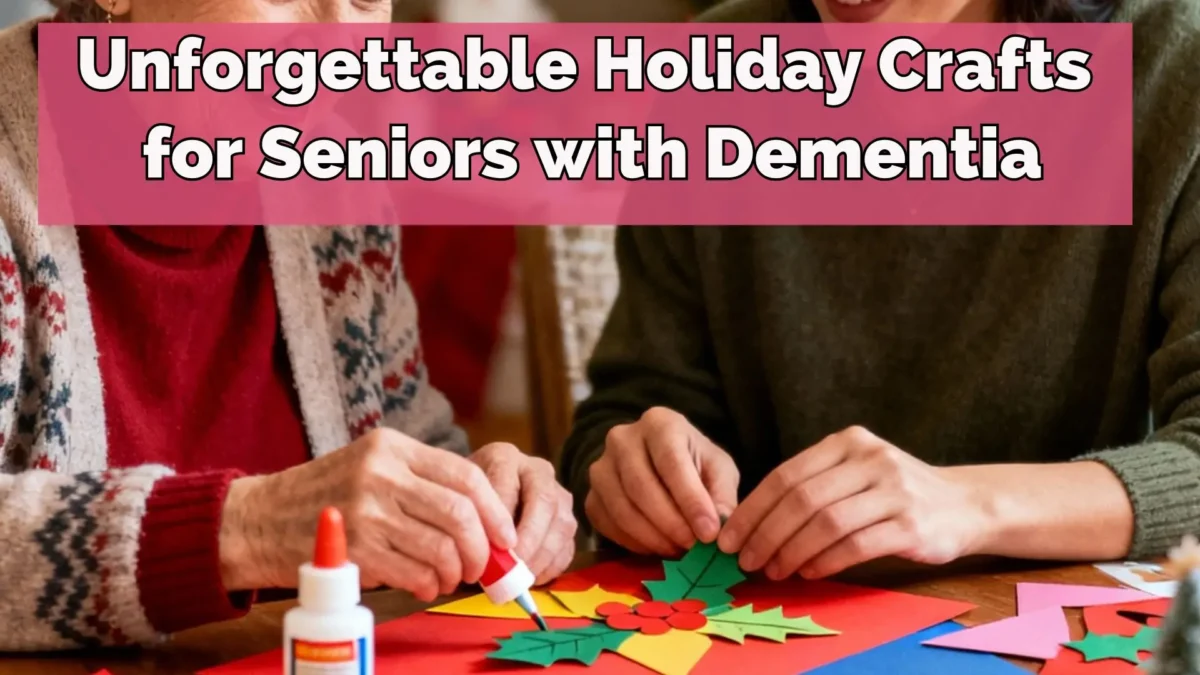 Senior Crafts for the holidays