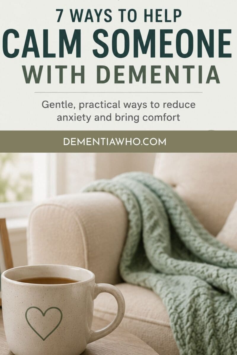 7 Ways to Help Calm Someone With Dementia - DementiaWho!